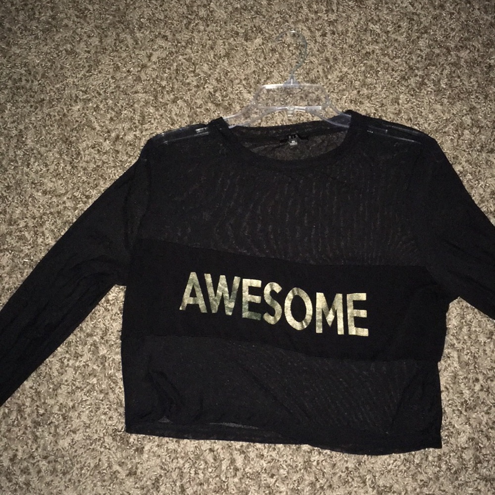 Mesh crop top